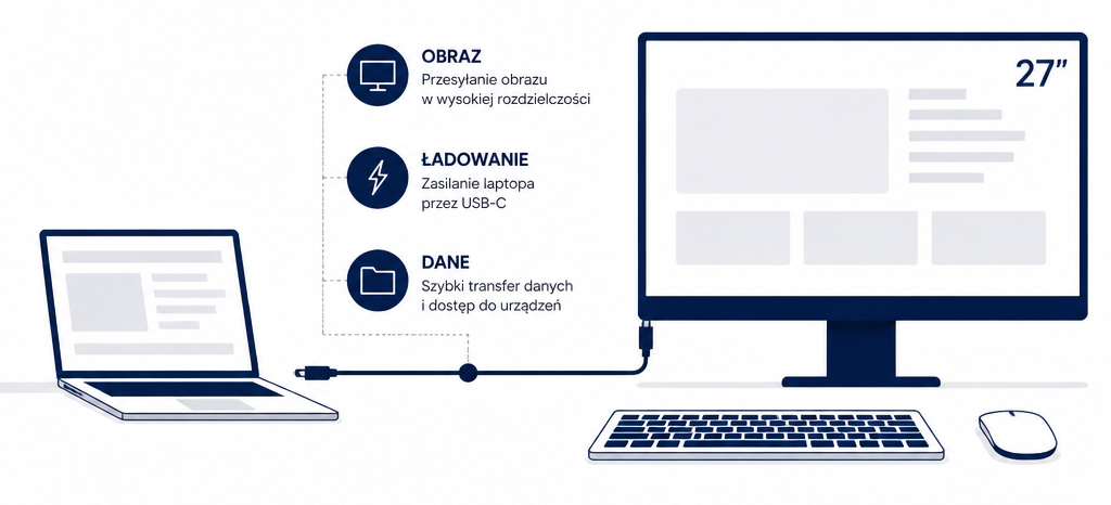 Monitor 27 cali Full HD, QHD czy 4K Porównanie rozdzielczości Full HD, QHD i 4K w monitorze 27 cali